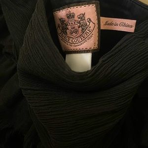 Black Juicy mini skirt